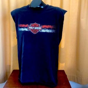 $40 Harley-Davidson black cotton sleeveless shirt men’s size Large